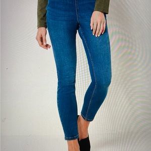 Denim & Co Sz 14P Medium Wash EasyStretch Pull-On Jeggings